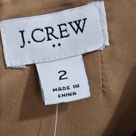 J Crew Sleeveless Leopard Print Sheath Midi Dress Sz 2 XS Workwear Career NEW - Picture 6 of 14